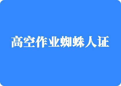 色色干外国老肥婆高空作业蜘蛛人证